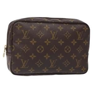 LOUIS VUITTON Monogram Trousse Toilette 23 Clutch Bag M47524 LV Auth yk19027